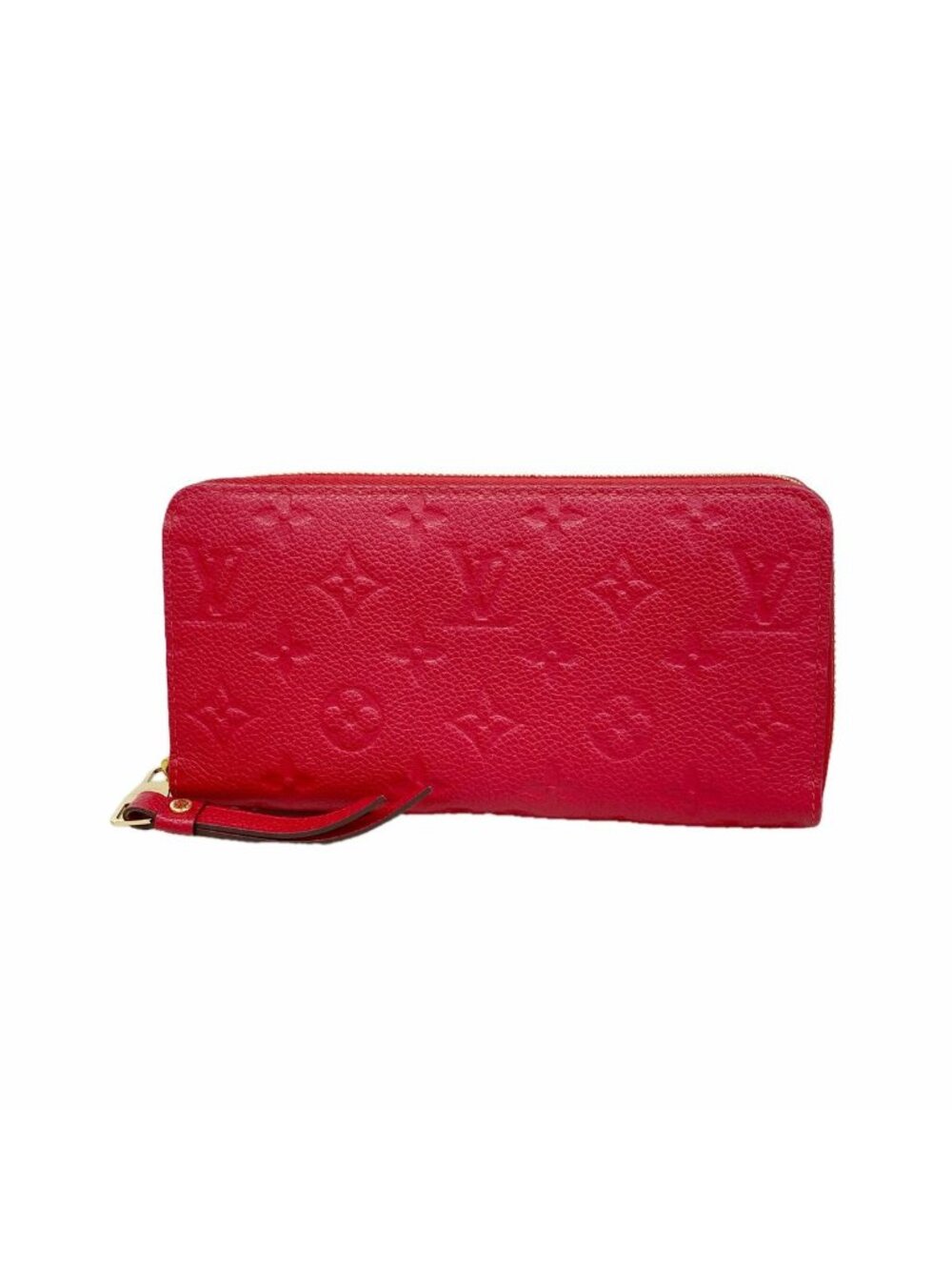 Louis Vuitton Wallet Monogram Empreinte Zippy Scarlet